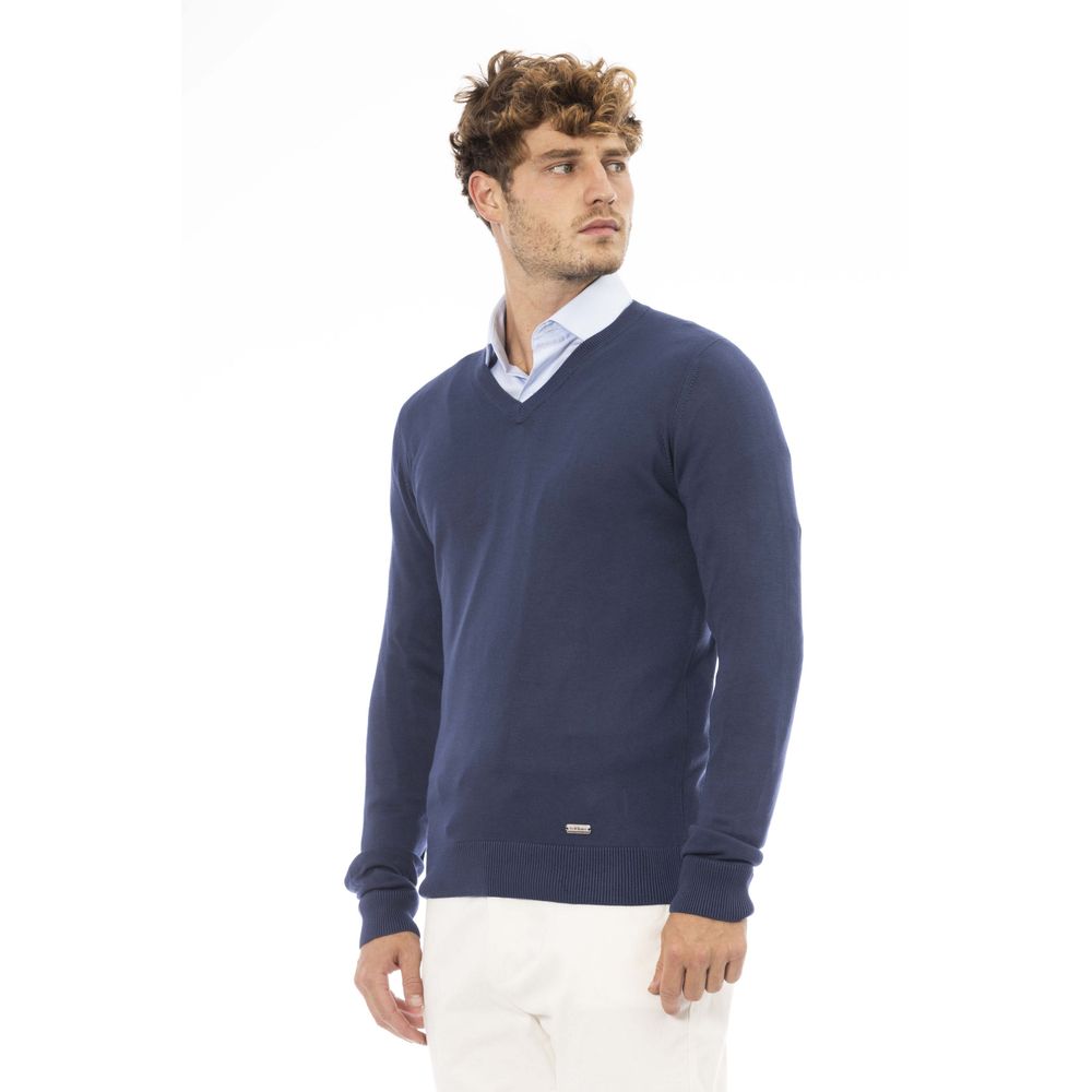 Чоловічий светр Baldinini Trend Blue Modal