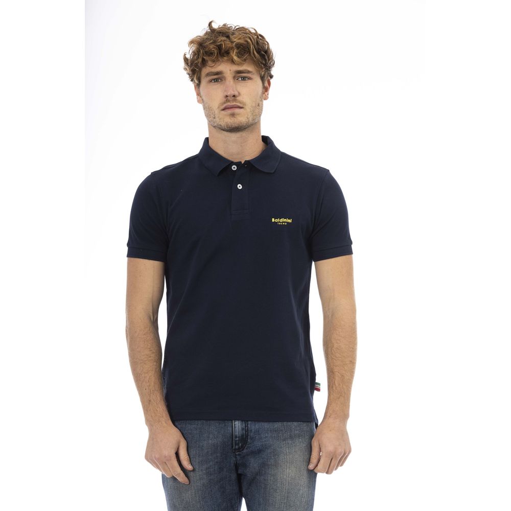 Чоловіче поло Baldinini Trend Blue Cotton