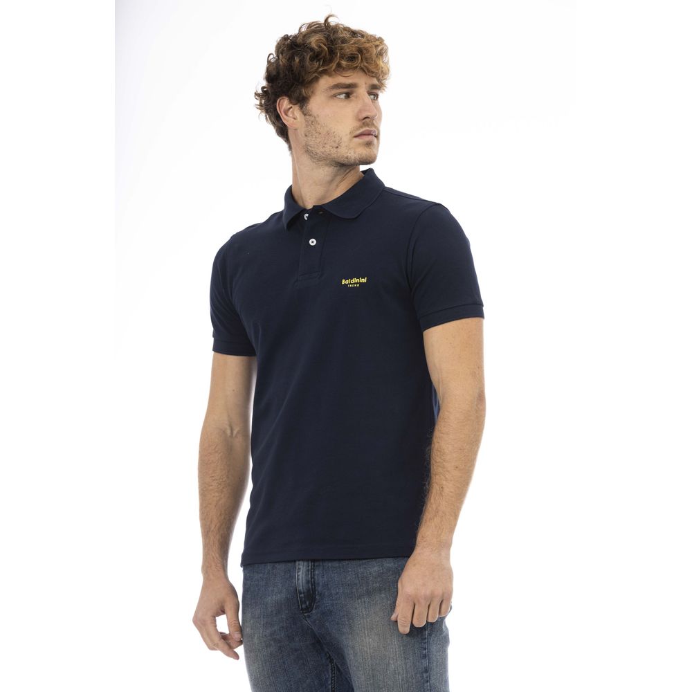 Чоловіче поло Baldinini Trend Blue Cotton