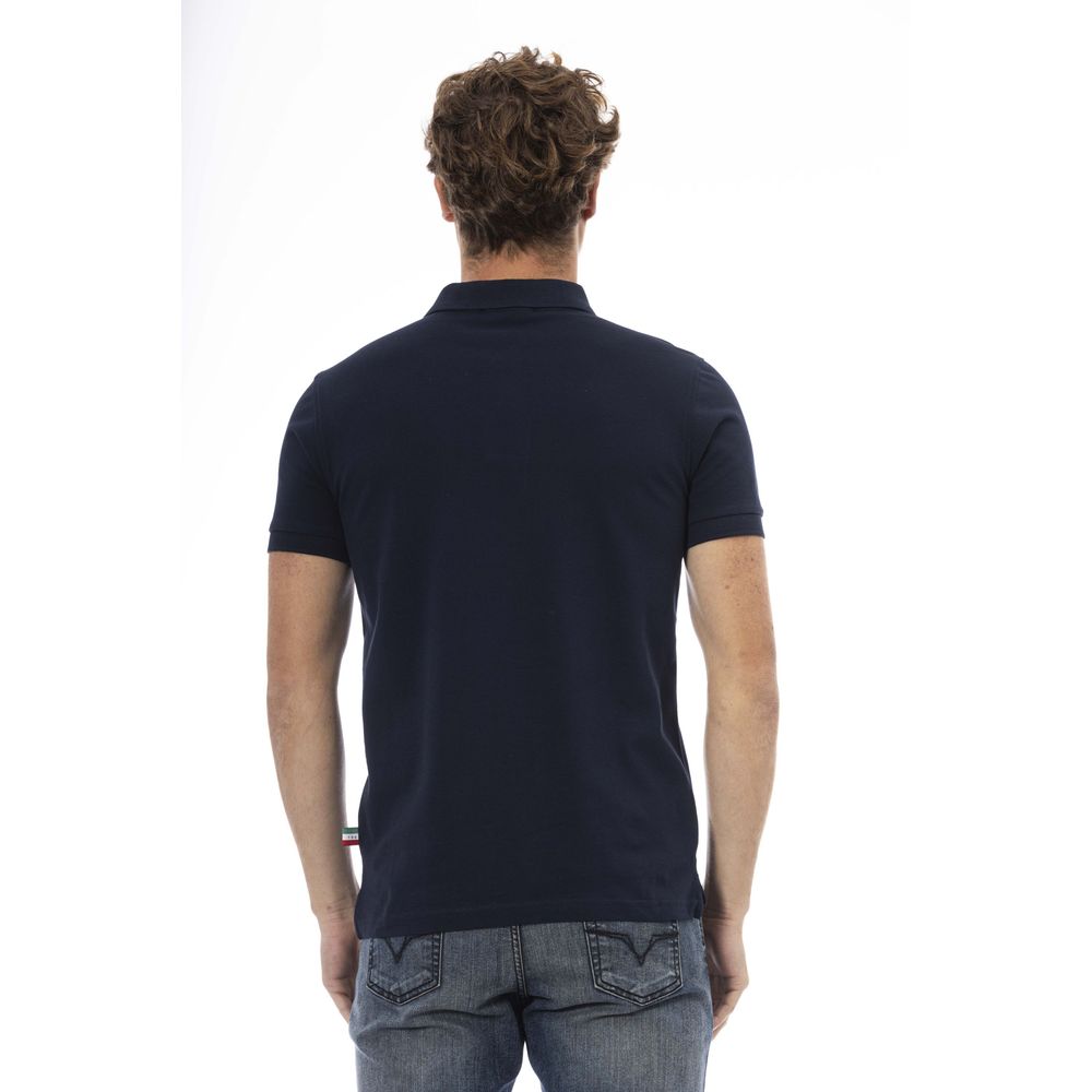 Чоловіче поло Baldinini Trend Blue Cotton