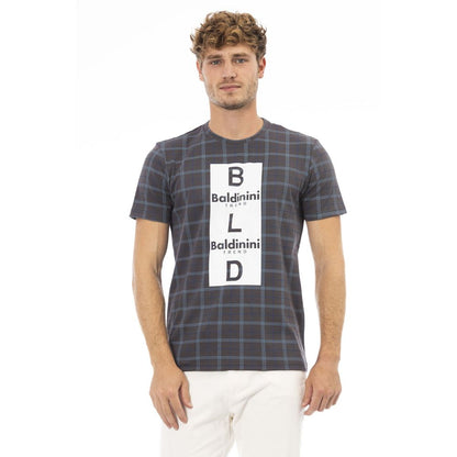 Чоловіча бавовняна футболка Baldinini Trend Grey
