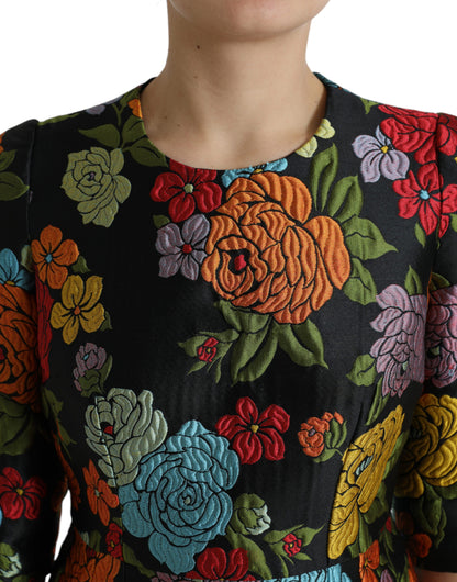 Елегантна сукня-олівець із квітковою вишивкою Dolce &amp; Gabbana