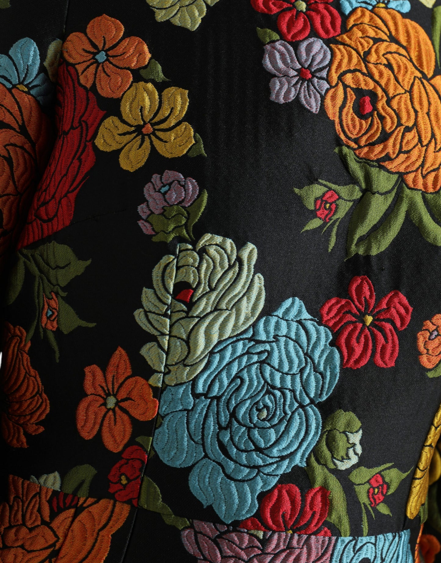 Елегантна сукня-олівець із квітковою вишивкою Dolce &amp; Gabbana