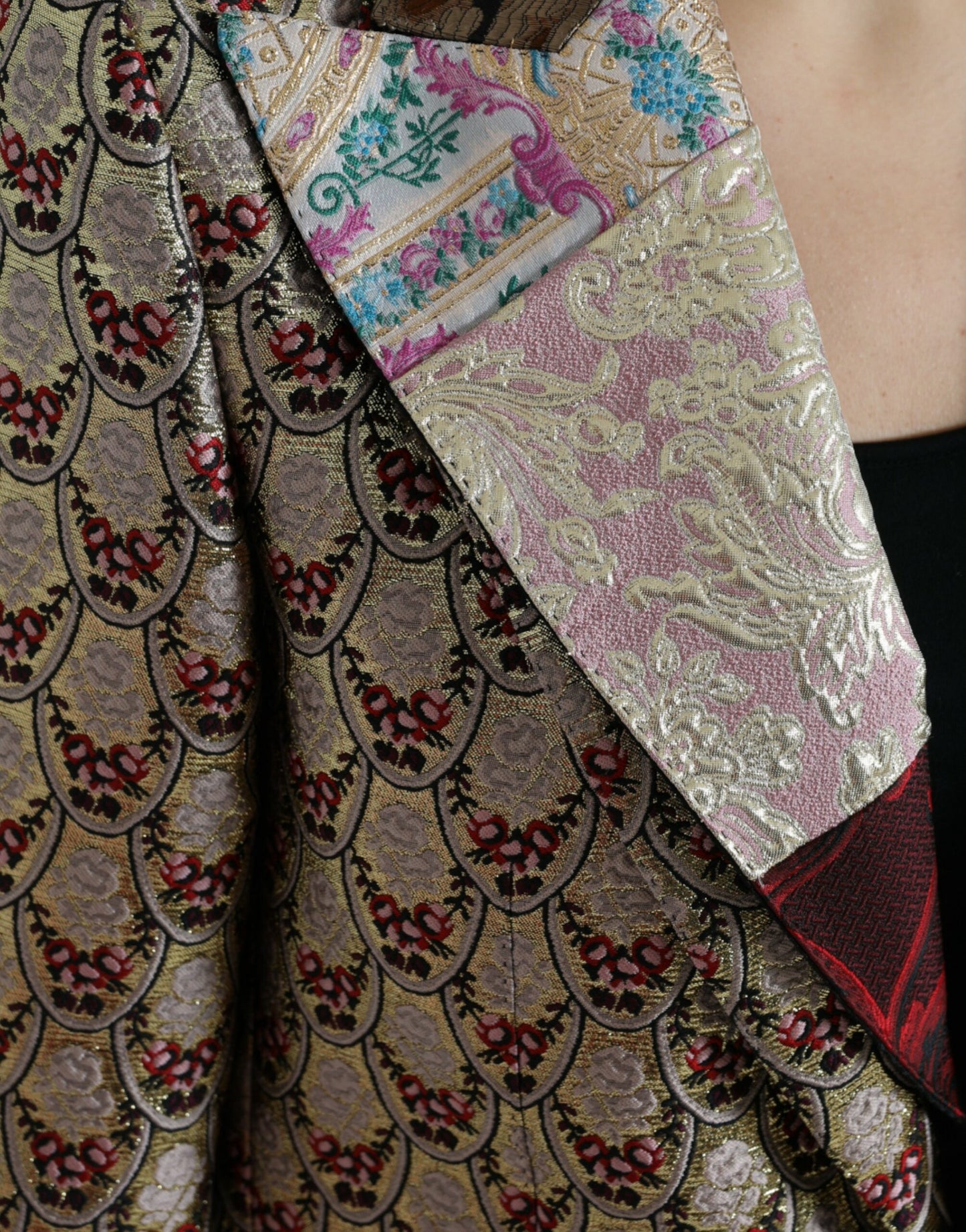 Елегантний різнокольоровий клаптевий піджак Dolce &amp; Gabbana