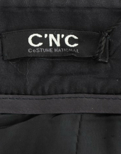 Міні-спідниця з суміші вовни в стилі National Chic сірого кольору