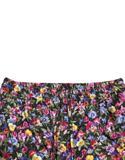Яскраві шорти Dolce &amp; Gabbana з квітковою талією