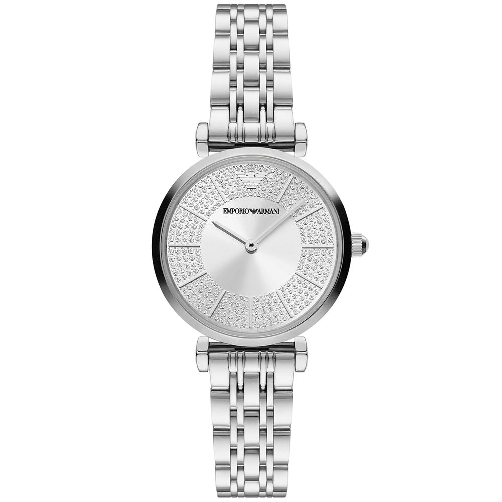 Срібний жіночий годинник Emporio Armani