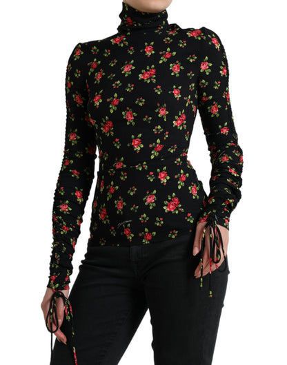 Dolce &amp; Gabbana Елегантний квітковий шовковий топ