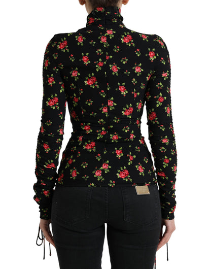 Dolce &amp; Gabbana Елегантний квітковий шовковий топ