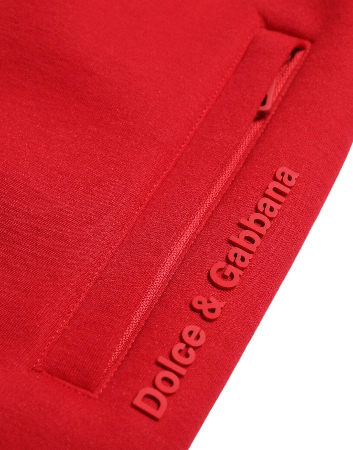 Брюки-джоггери Dolce &amp; Gabbana Sizzling Red Cotton Blend