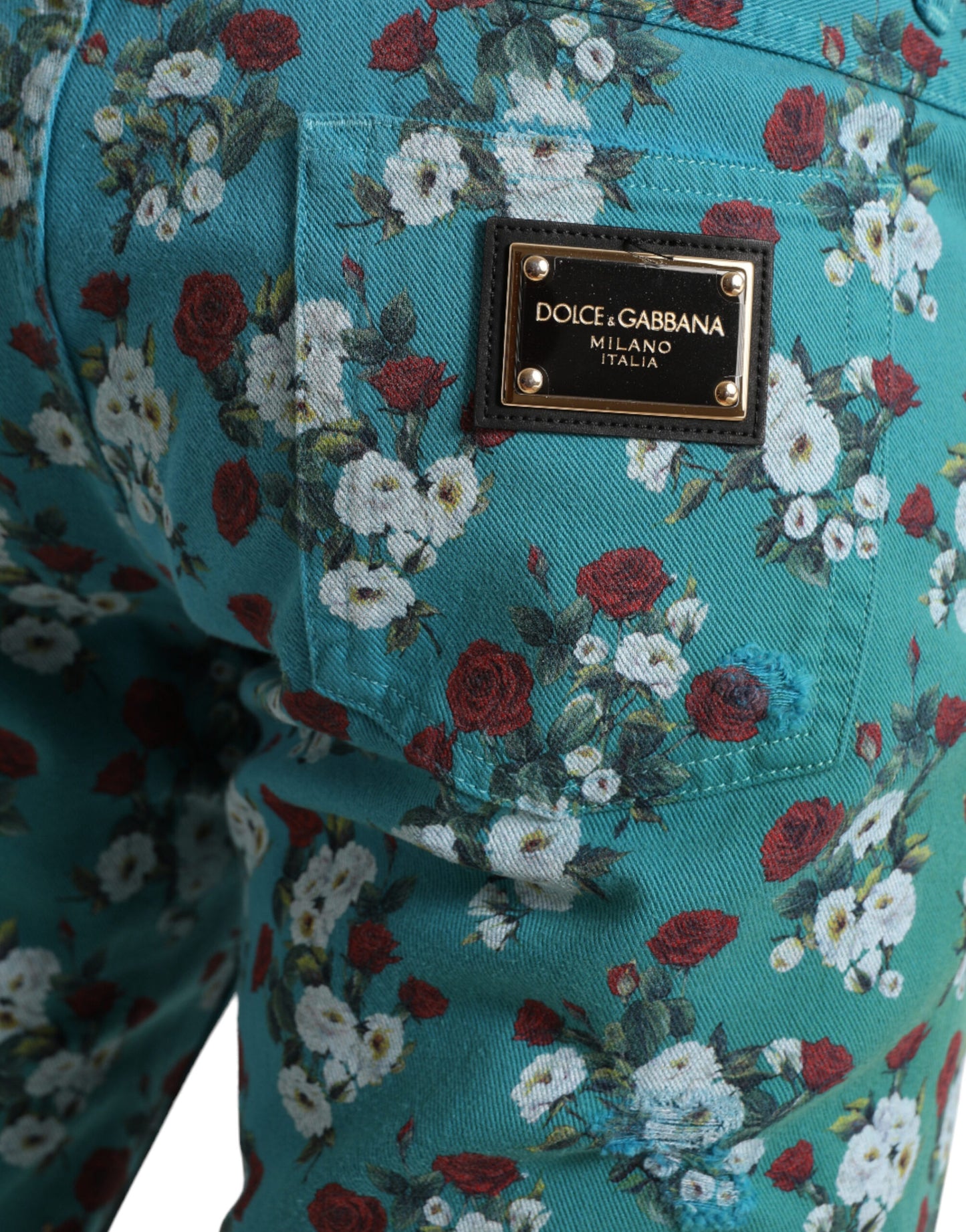Джинси скинні Dolce &amp; Gabbana Chic з квітковим принтом