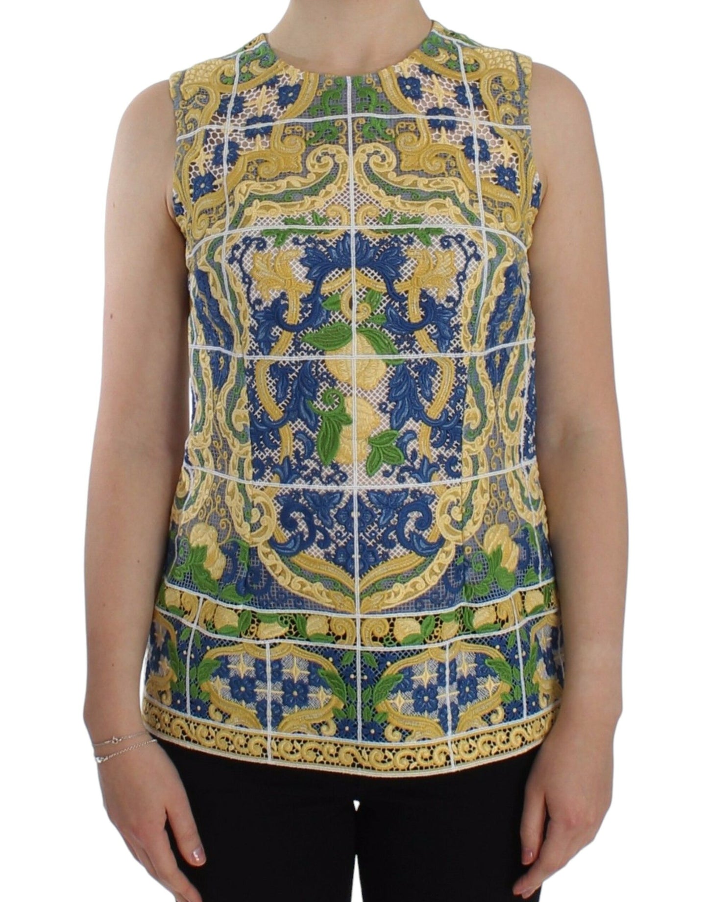 Вишита майоліка Dolce &amp; Gabbana без рукавів