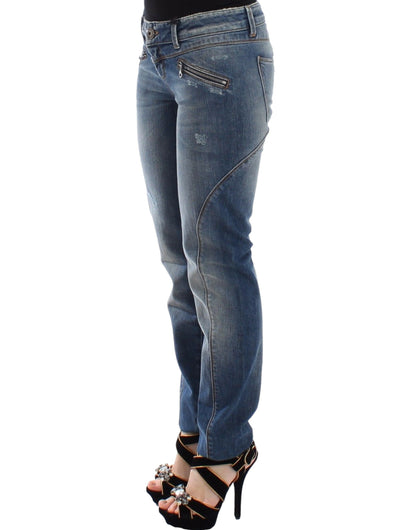 Сині джинси Ermanno Scervino Chic Slim-Fit