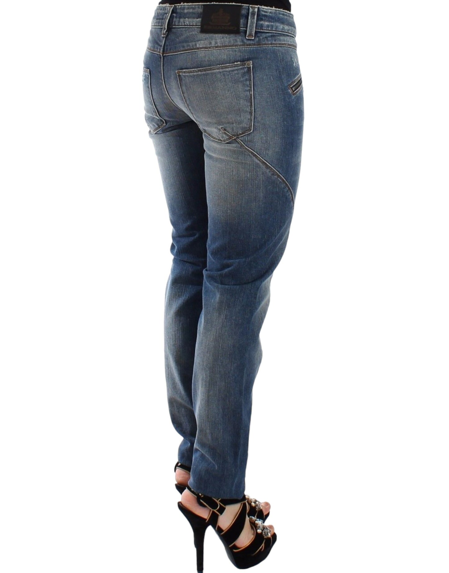 Сині джинси Ermanno Scervino Chic Slim-Fit