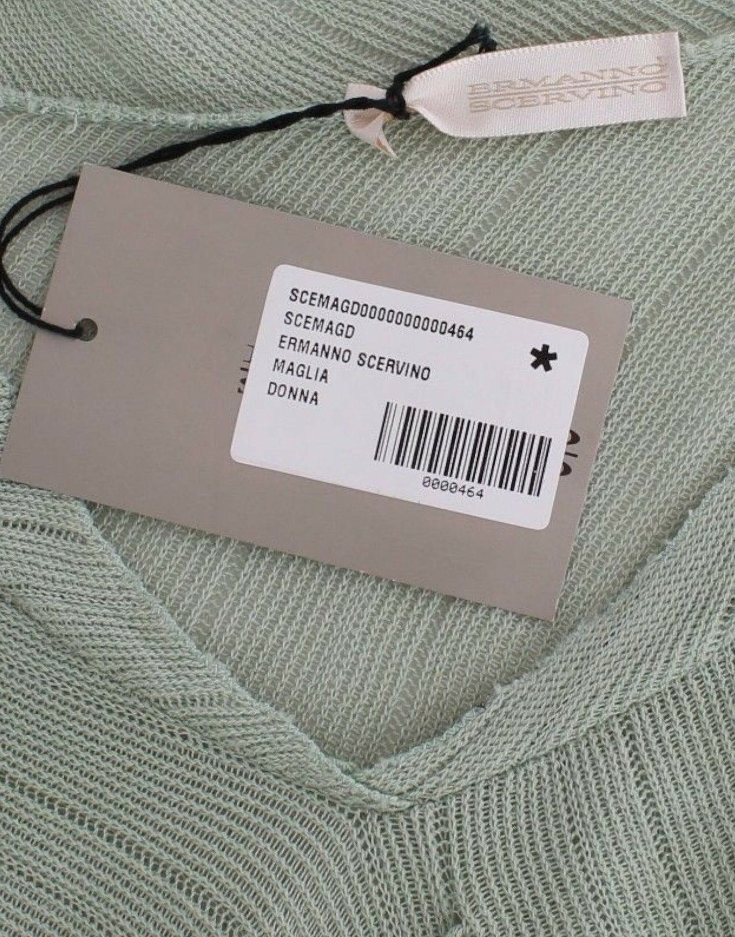 Шикарний зелений трикотажний топ Ermanno Scervino – ефірна елегантність