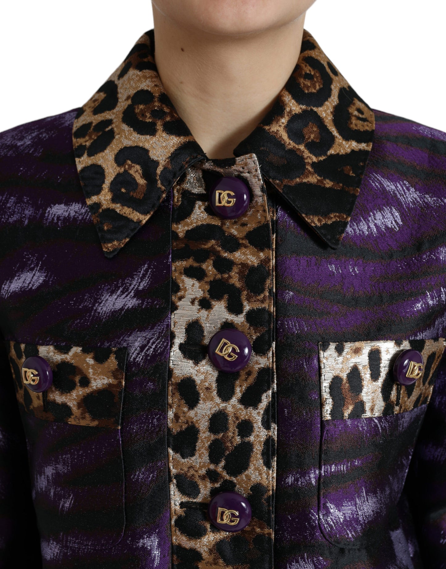 Вишуканий жакардовий тренч Dolce &amp; Gabbana з мотивом тигра