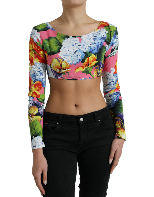 Укорочена блуза Dolce &amp; Gabbana Floral Elegance