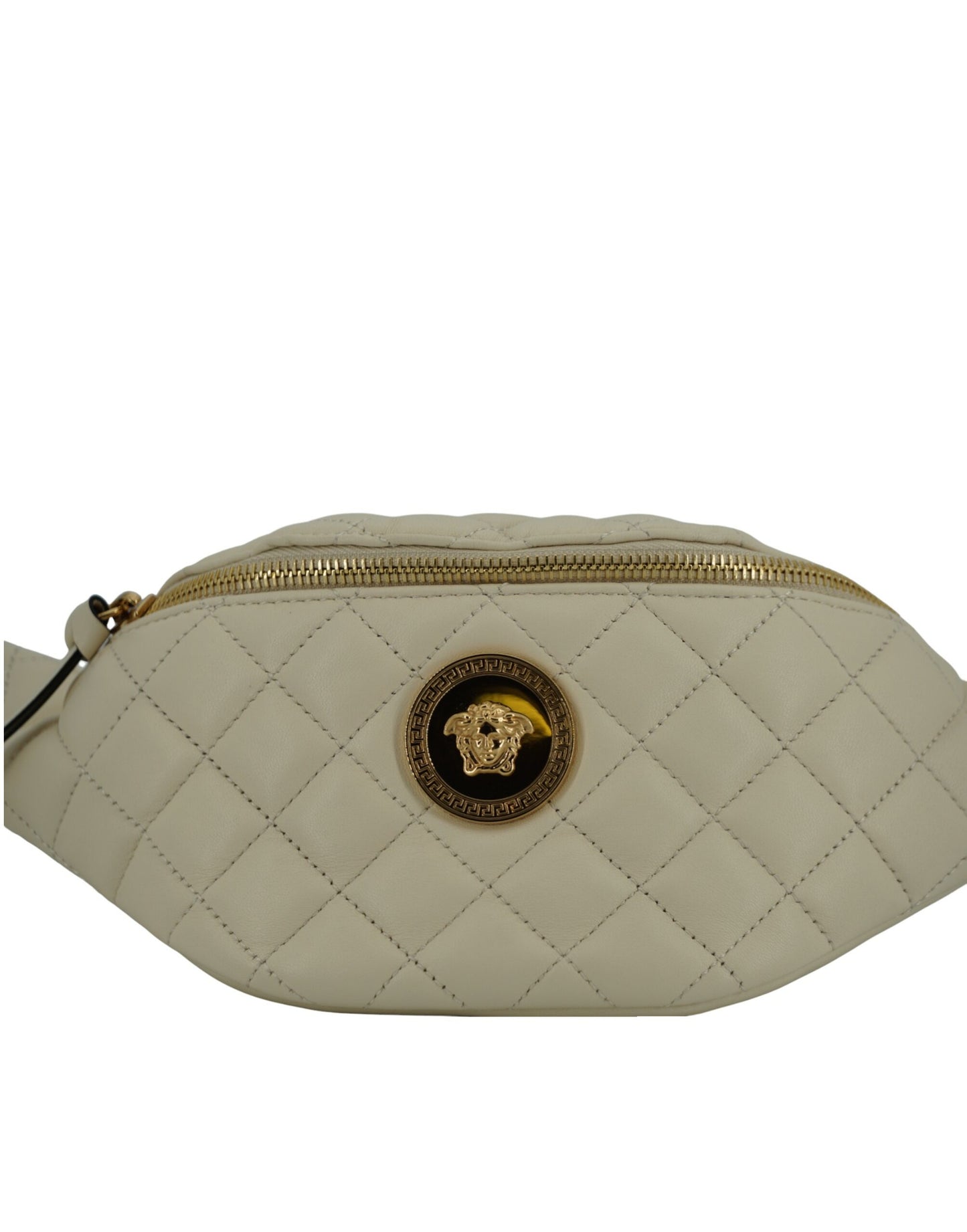 Елегантна шкіряна поясна сумка Versace Lamb