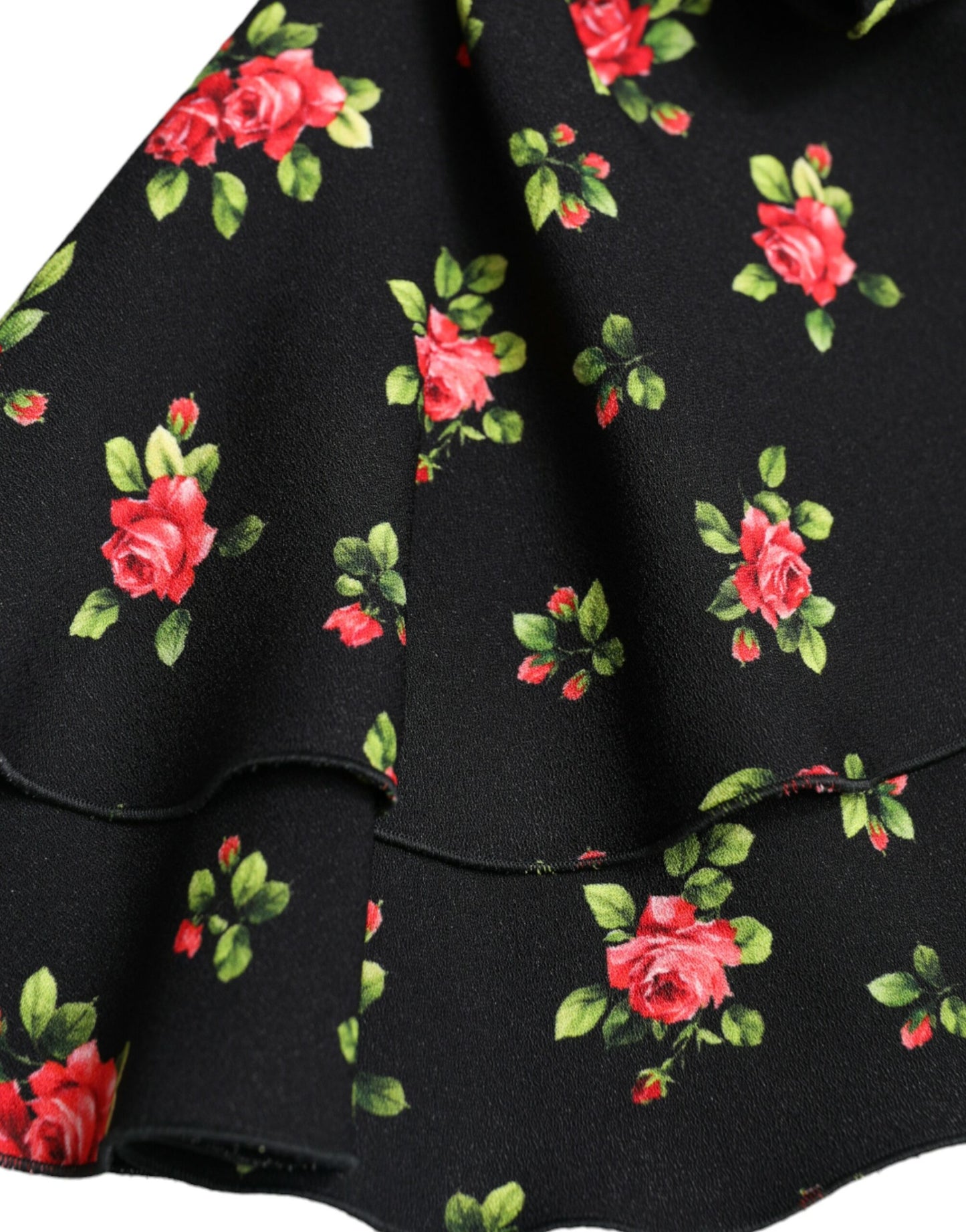 Розкішний укорочений топ із квітковим принтом Dolce &amp; Gabbana