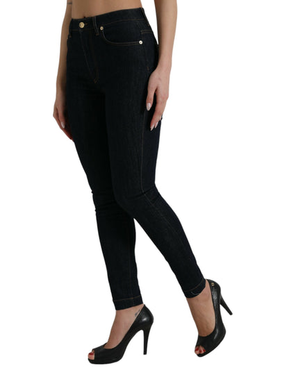 Джинси Dolce &amp; Gabbana Sleek Stretch Denim із середньою талією