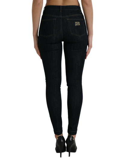 Джинси Dolce &amp; Gabbana Sleek Stretch Denim із середньою талією