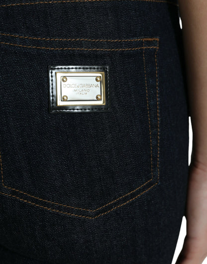 Джинси Dolce &amp; Gabbana Sleek Stretch Denim із середньою талією