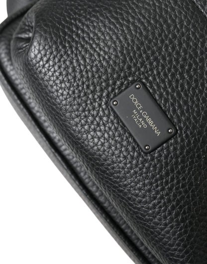 Маленький рюкзак із чорної телячої шкіри Dolce &amp; Gabbana Chic