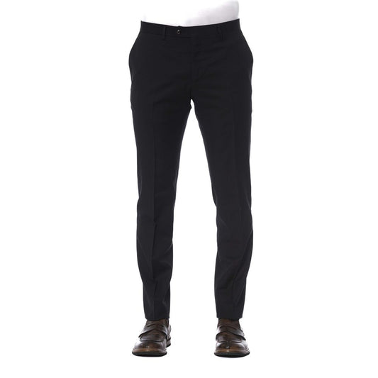 Чоловічі штани Trussardi Black Virgin Wool