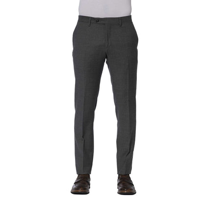 Вовняні чоловічі штани Trussardi Grey