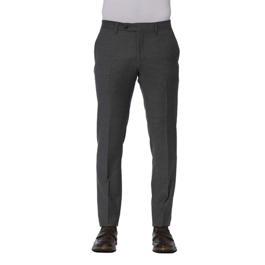 Вовняні чоловічі штани Trussardi Grey