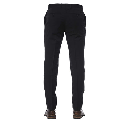 Чоловічі штани Trussardi Black Virgin Wool