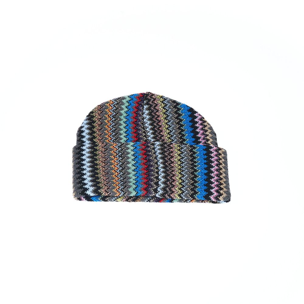 Багатобарвна вовняна жіноча шапка Missoni