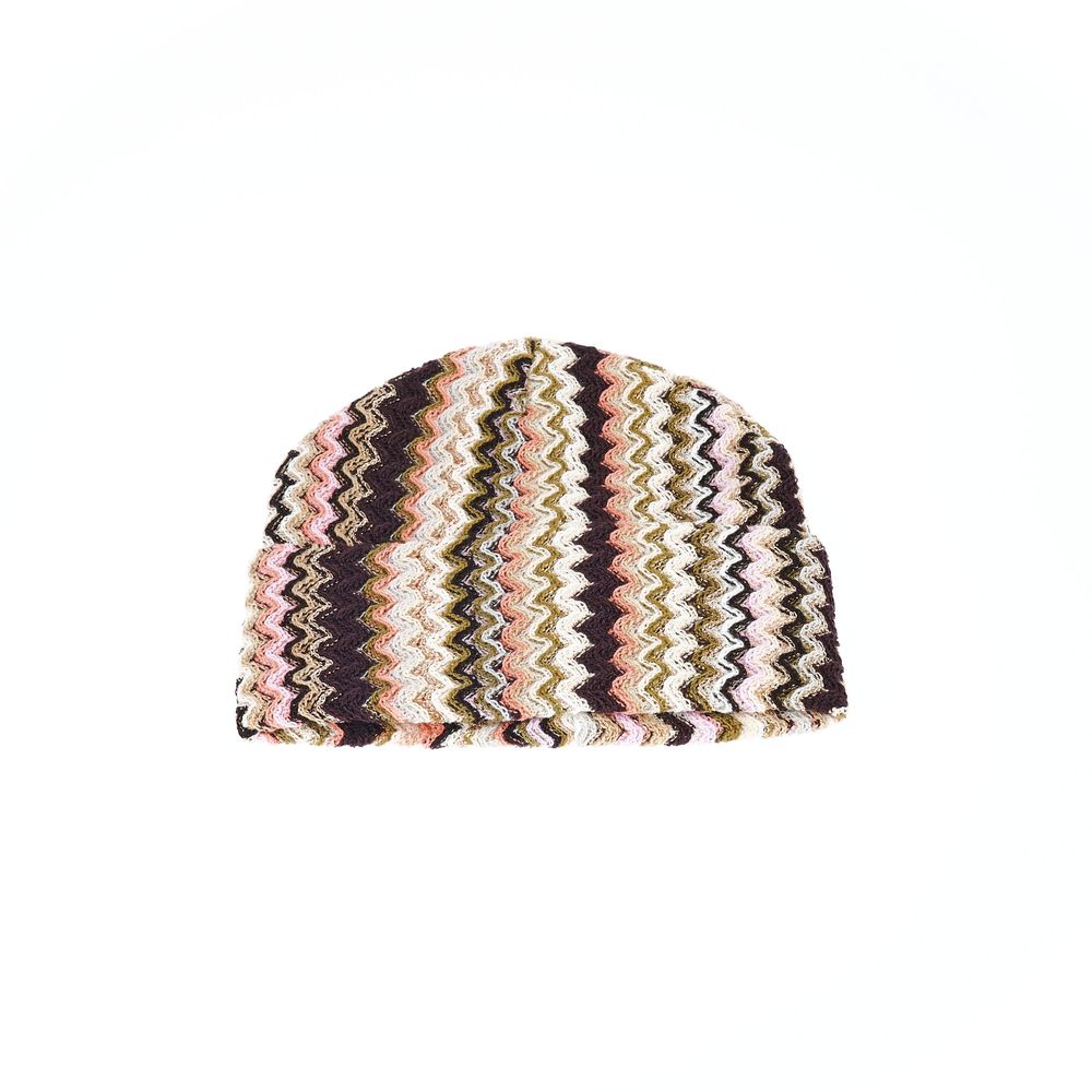 Багатобарвна вовняна жіноча шапка Missoni