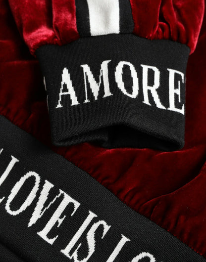 Елегантний бордовий шовковий светр Dolce &amp; Gabbana