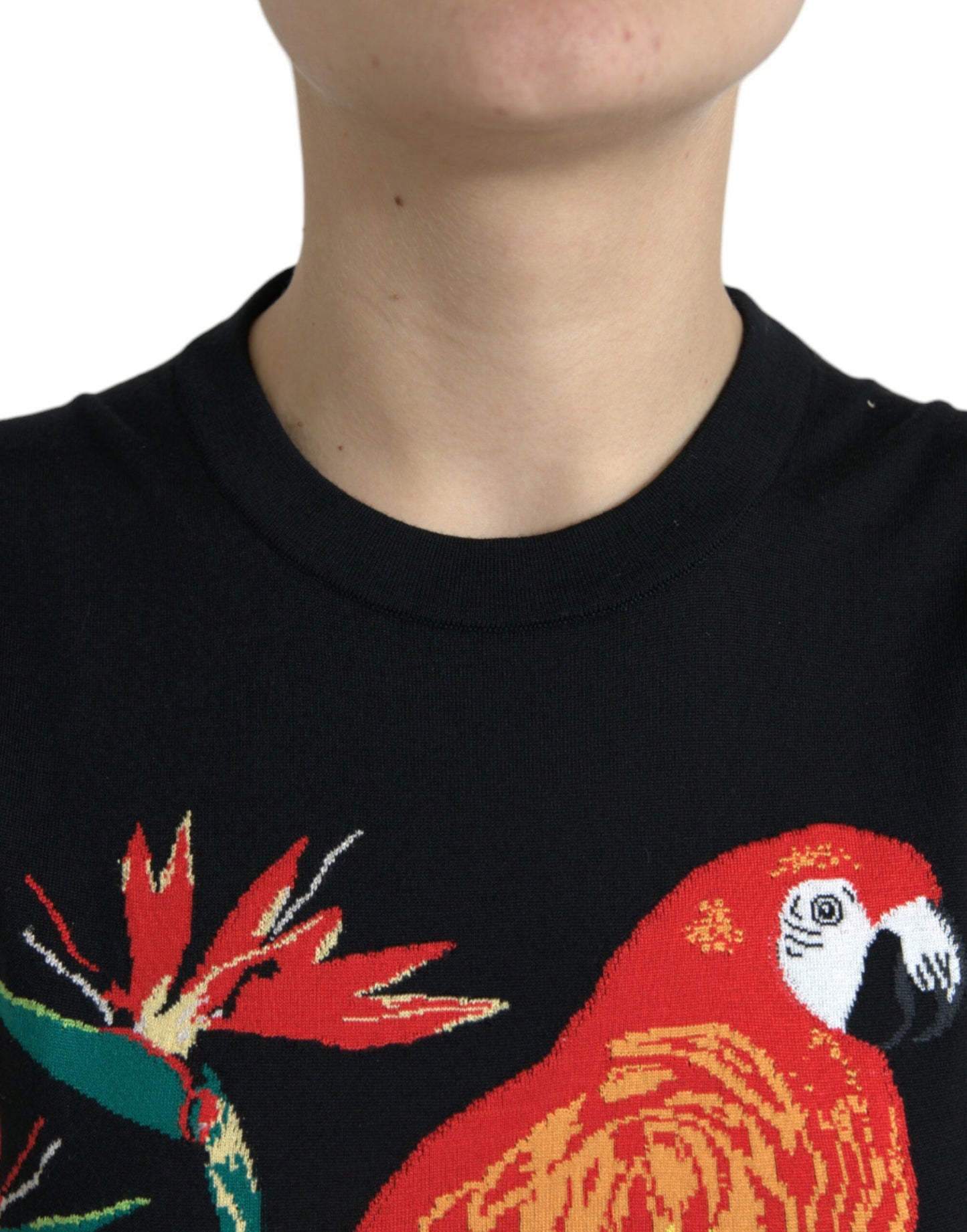 Елегантна майка Dolce &amp; Gabbana з круглим вирізом і принтом у джунглях