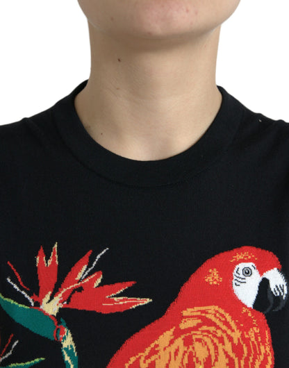 Елегантна майка Dolce &amp; Gabbana з круглим вирізом і принтом у джунглях