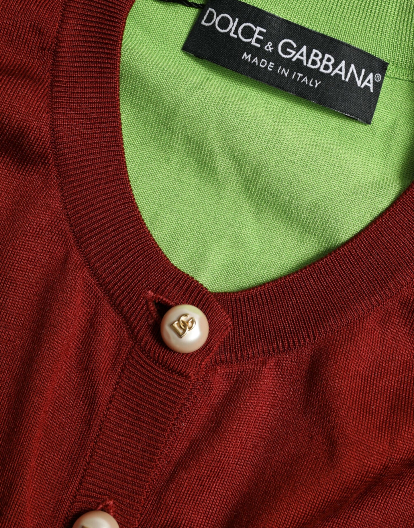 Елегантний шовковий светр-джемпер Dolce &amp; Gabbana в яскравих тонах