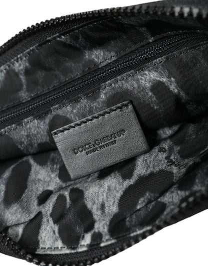 Елітна сумка Dolce &amp; Gabbana з нейлону та шкіри з логотипом