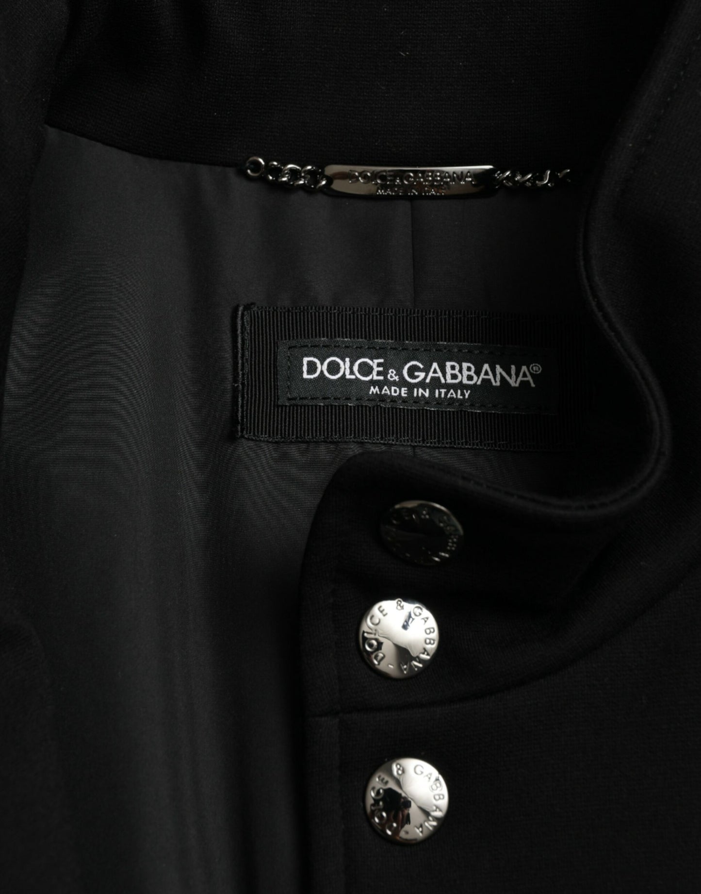 Елегантна чорна жилетка без рукавів Dolce &amp; Gabbana