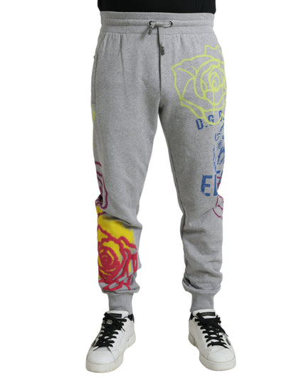 Вузькі бавовняні джоггери Dolce &amp; Gabbana Chic Grey