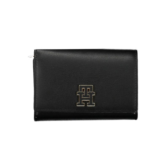 Чорний поліетиленовий жіночий гаманець Tommy Hilfiger