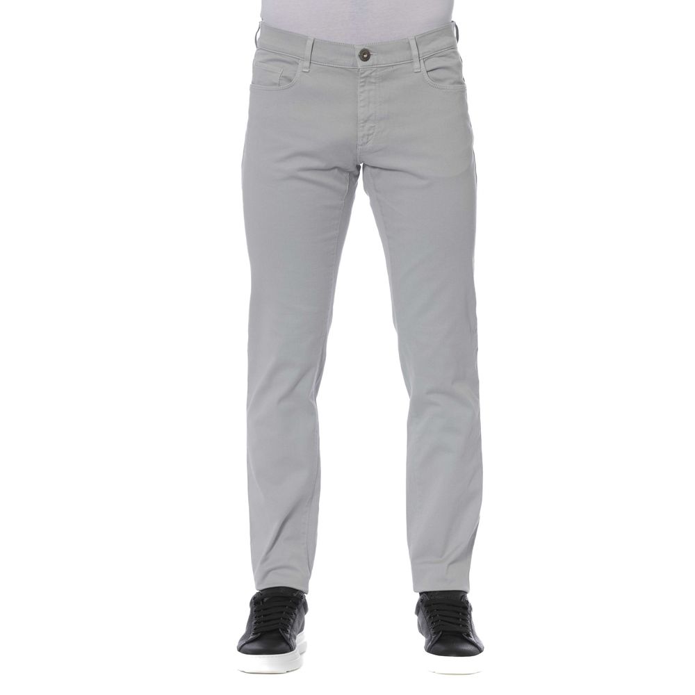 Сірі бавовняні чоловічі джинси Trussardi Jeans