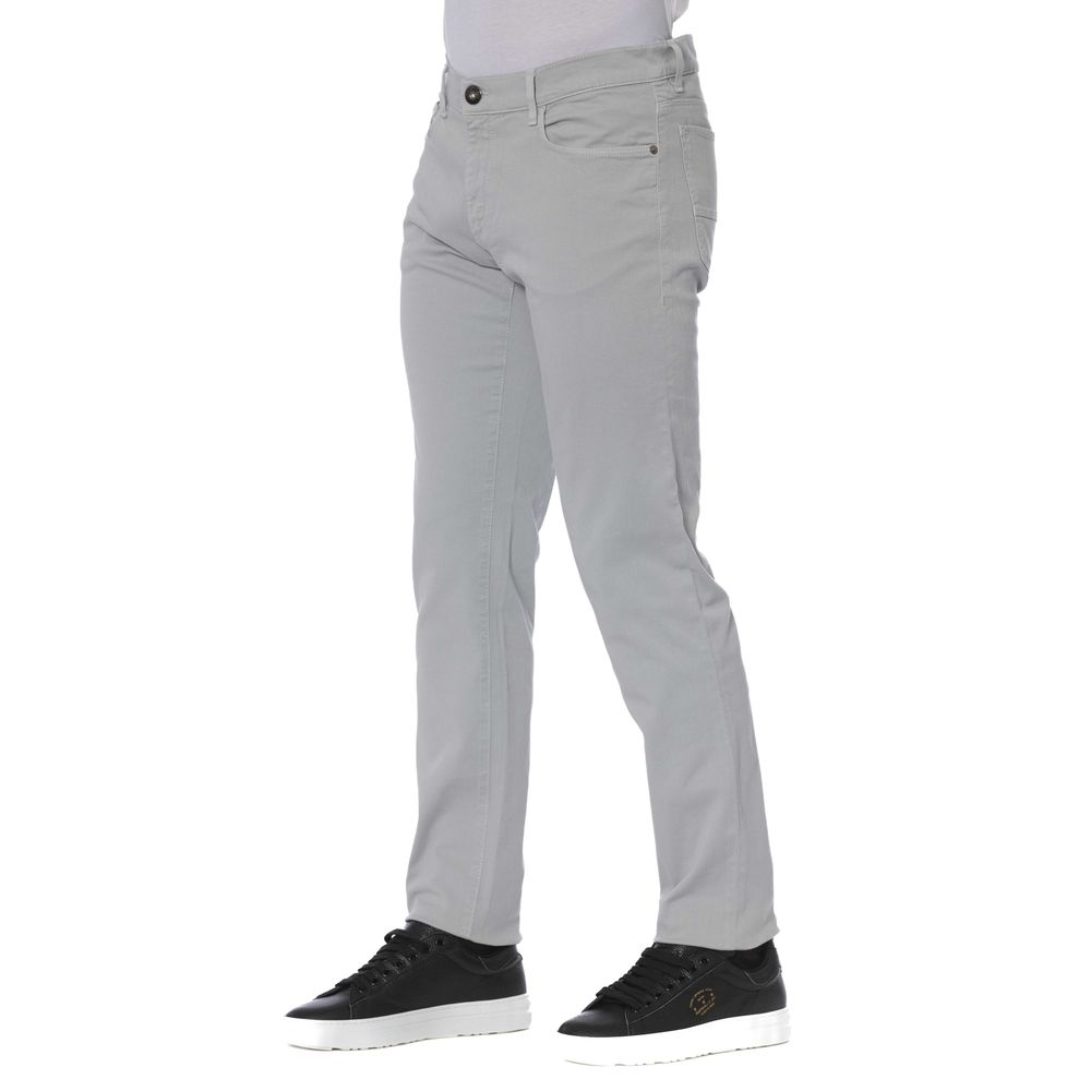 Сірі бавовняні чоловічі джинси Trussardi Jeans