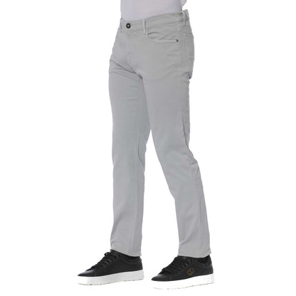 Сірі бавовняні чоловічі джинси Trussardi Jeans