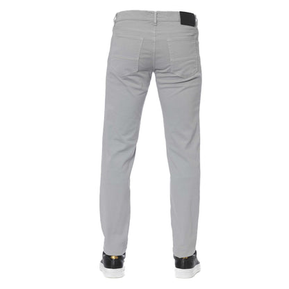 Сірі бавовняні чоловічі джинси Trussardi Jeans