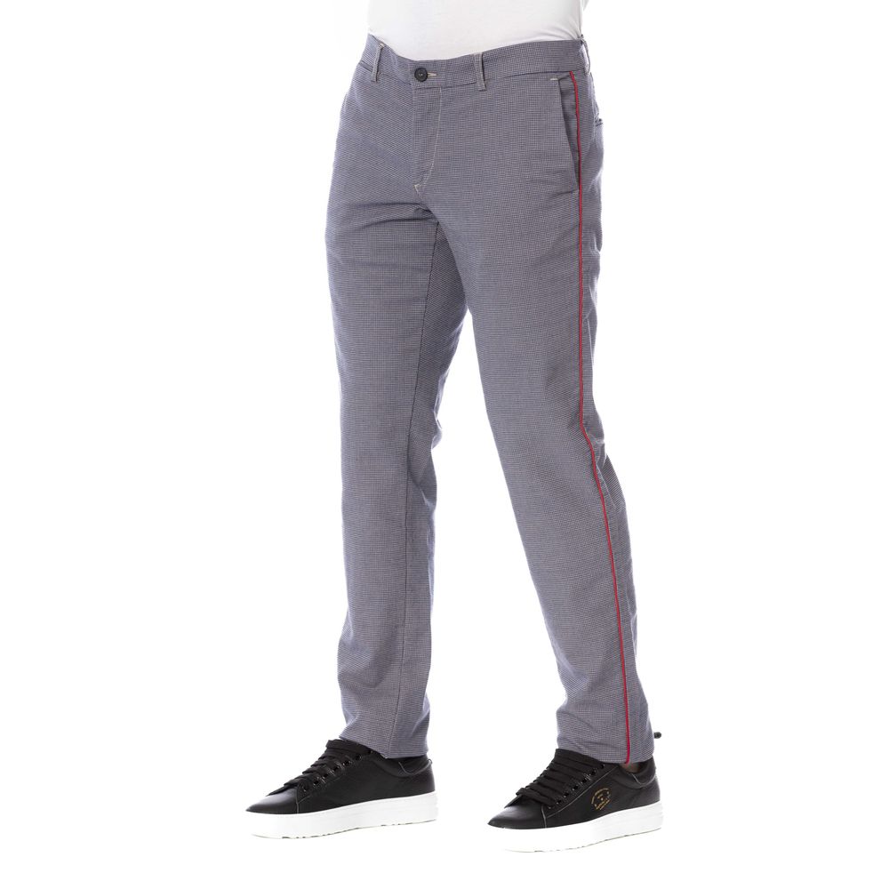 Сині бавовняні чоловічі штани Trussardi Jeans