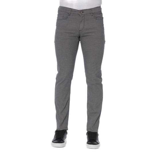 Сірі бавовняні чоловічі штани Trussardi Jeans
