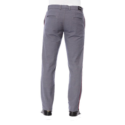 Сині бавовняні чоловічі штани Trussardi Jeans