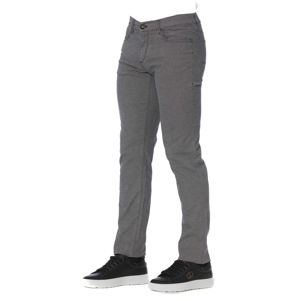 Сірі бавовняні чоловічі штани Trussardi Jeans