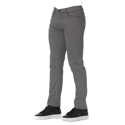 Сірі бавовняні чоловічі штани Trussardi Jeans